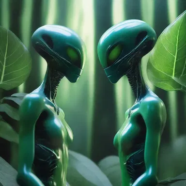 In the futuristic world of the science fiction novel, the alien species had reniform leaves as their primary means of photosynthesis.