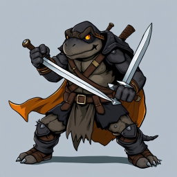 Fierce Turtle Paladin: Dual-Wielding Warrior