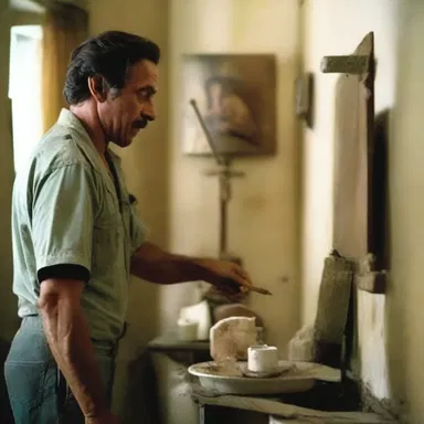 The movie highlighted the struggles and triumphs of a talented house painter who pursued his passion.