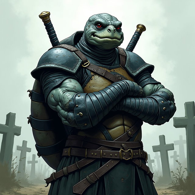 Fearless Turtle Paladin of Dungeons & Dragons