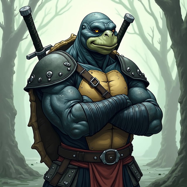 Fearless Turtle Paladin of Dungeons & Dragons