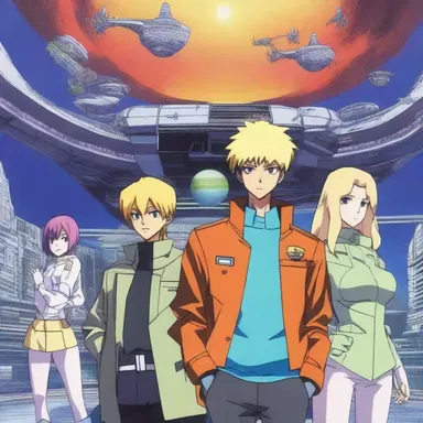 The anime series portrayed a futuristic society where extropy was achieved through advanced technology, allowing humans to explore and settle on other planets.