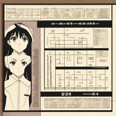 The anime featured a nomograph in one of its episodes to illustrate the power level calculations of the characters.