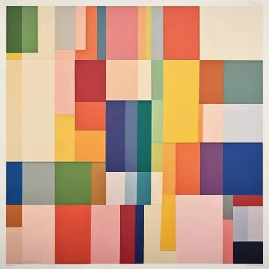 The artist used a nomograph to create a visually appealing representation of the relationships between colors and their hues.