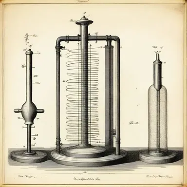 In the 19th century, engineers used nomographs to depict the complex relationships between pressure, volume, and temperature in the early days of thermodynamics.