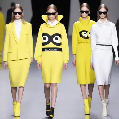 The designer despicably copied the original runway collection and claimed it as their own.