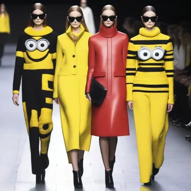 The designer despicably copied the original runway collection and claimed it as their own.