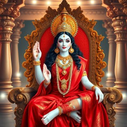 An incredibly beautiful divine goddess with milk-glow skin, adorned with exquisite jewelry around her neck and delicate payal on her feet