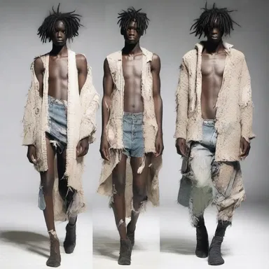 The fashion designer aimed to highlight the issue of beggary by incorporating torn and ragged clothing into their collection, making a powerful statement.