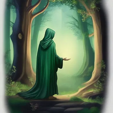 With a magical point of view, the young sorcerer could see beyond the veil and witness the mythical creatures that dwelled in the enchanted forest.
