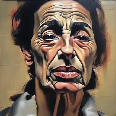 The artist skillfully captured the mournful expressions on the subjects' faces, conveying a profound sense of sadness.