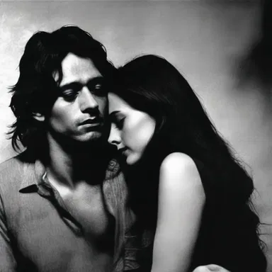 In the movie, the lovers exchanged mournful glances as they parted ways, expressing their deep sorrow at being apart.