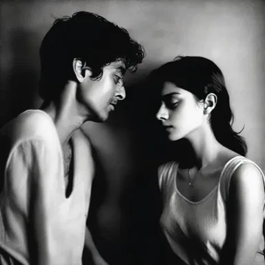In the movie, the lovers exchanged mournful glances as they parted ways, expressing their deep sorrow at being apart.