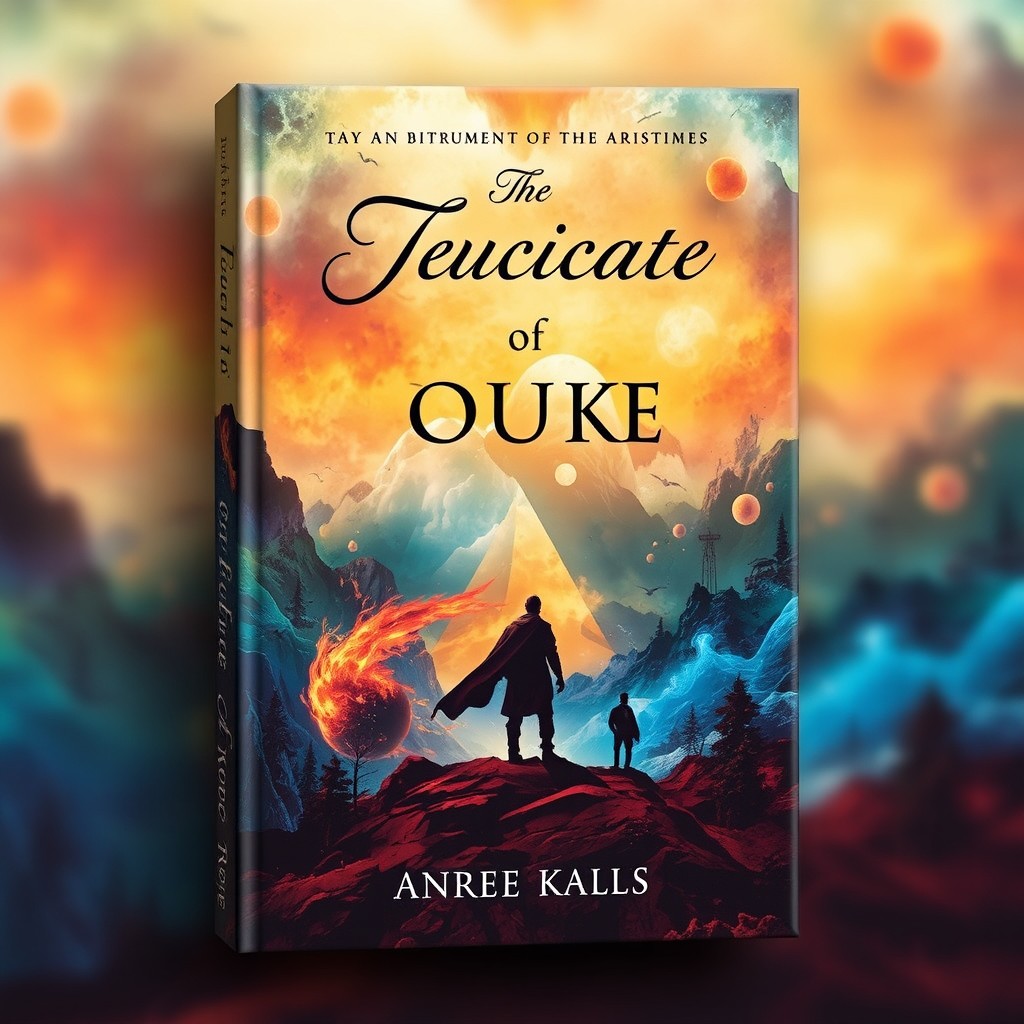 A creatively enhanced book cover inspired by the original style of the author morzik