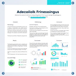 An academic poster featuring a clean, modern design layout, showcasing detailed research findings