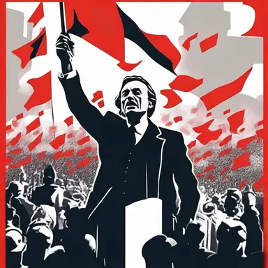The emotionally charged speech ignited a sense of nationalism among the crowd, reminiscent of historical revolutions.