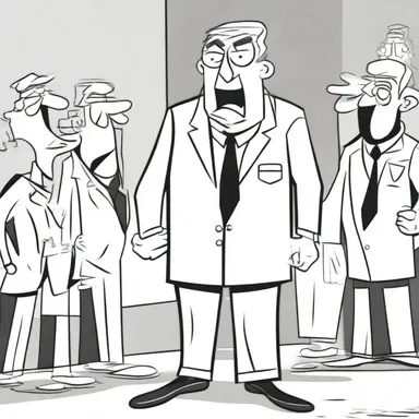 In the cartoon, the negativist character always goes against the instructions given by others, causing chaos and confusion.