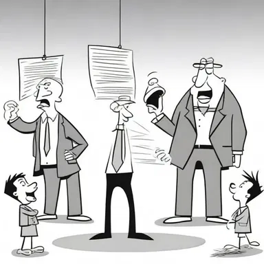 In the cartoon, the negativist character always goes against the instructions given by others, causing chaos and confusion.