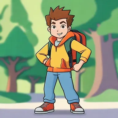 The animated series featured a brave and determined footslogger as one of the main characters.