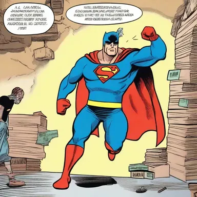 In the comic book series, the superhero's secret power came from taking bennies.
