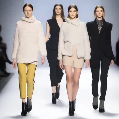 The designer showcased a collection of clothing specifically designed for individuals who suffer from hyperthermia, providing both comfort and style.