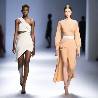 The designer showcased a collection of clothing specifically designed for individuals who suffer from hyperthermia, providing both comfort and style.