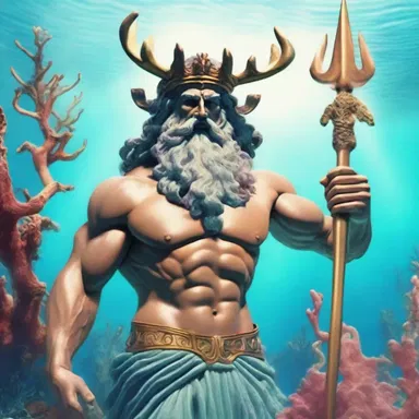 According to Greek mythology, the sea god Poseidon used his trident to create encrustations of coral as a gift to his wife.