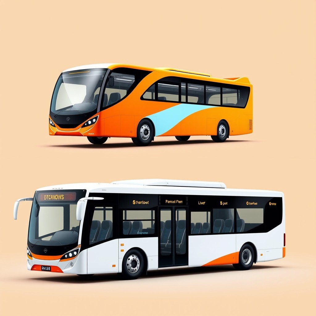 Revolutionizing Public Transport: Modern Double-Decker Bus Design
