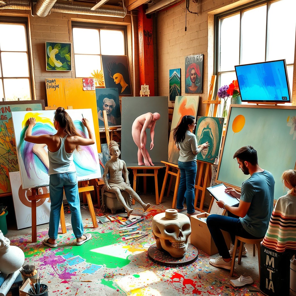 United in Creativity: A Diverse Artistic Community