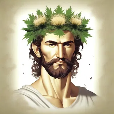 According to Greek mythology, Pappus was a shepherd who was transformed into a thistle by the god Dionysus as punishment for his arrogance.