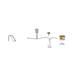 A professional doodle-style infographic designed for a corporate presentation, featuring a clean 3-step horizontal diagram that spans across the slide