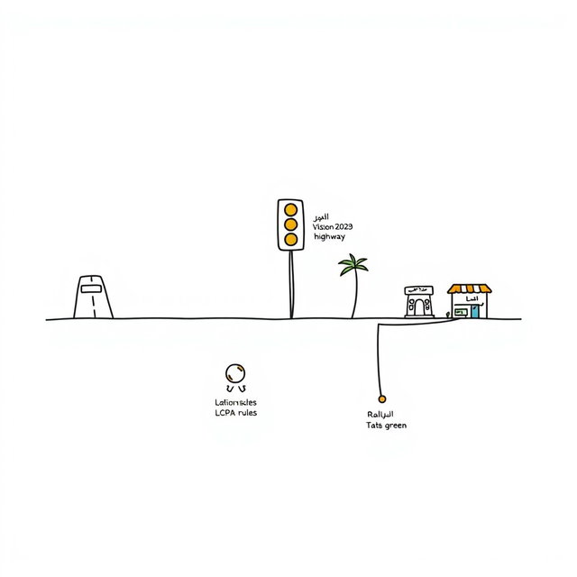A professional doodle-style infographic designed for a corporate presentation, featuring a clean 3-step horizontal diagram that spans across the slide