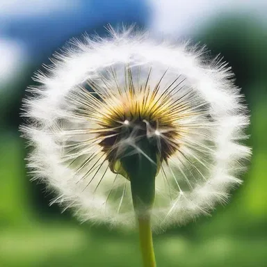 The protagonist in the novel was fascinated by the delicate pappus of a dandelion, finding inspiration for her poetry in its ethereal beauty.