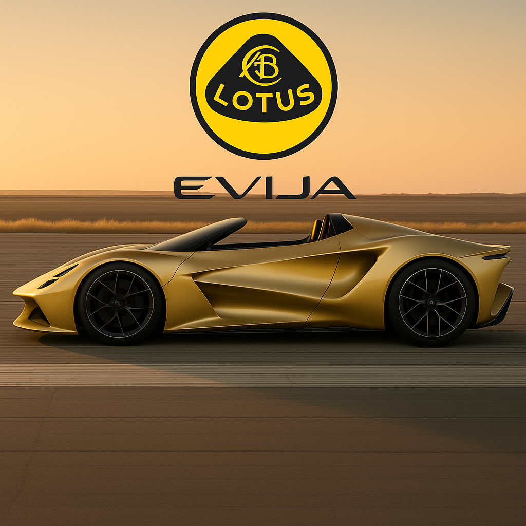 Latest design hypercar from lotus