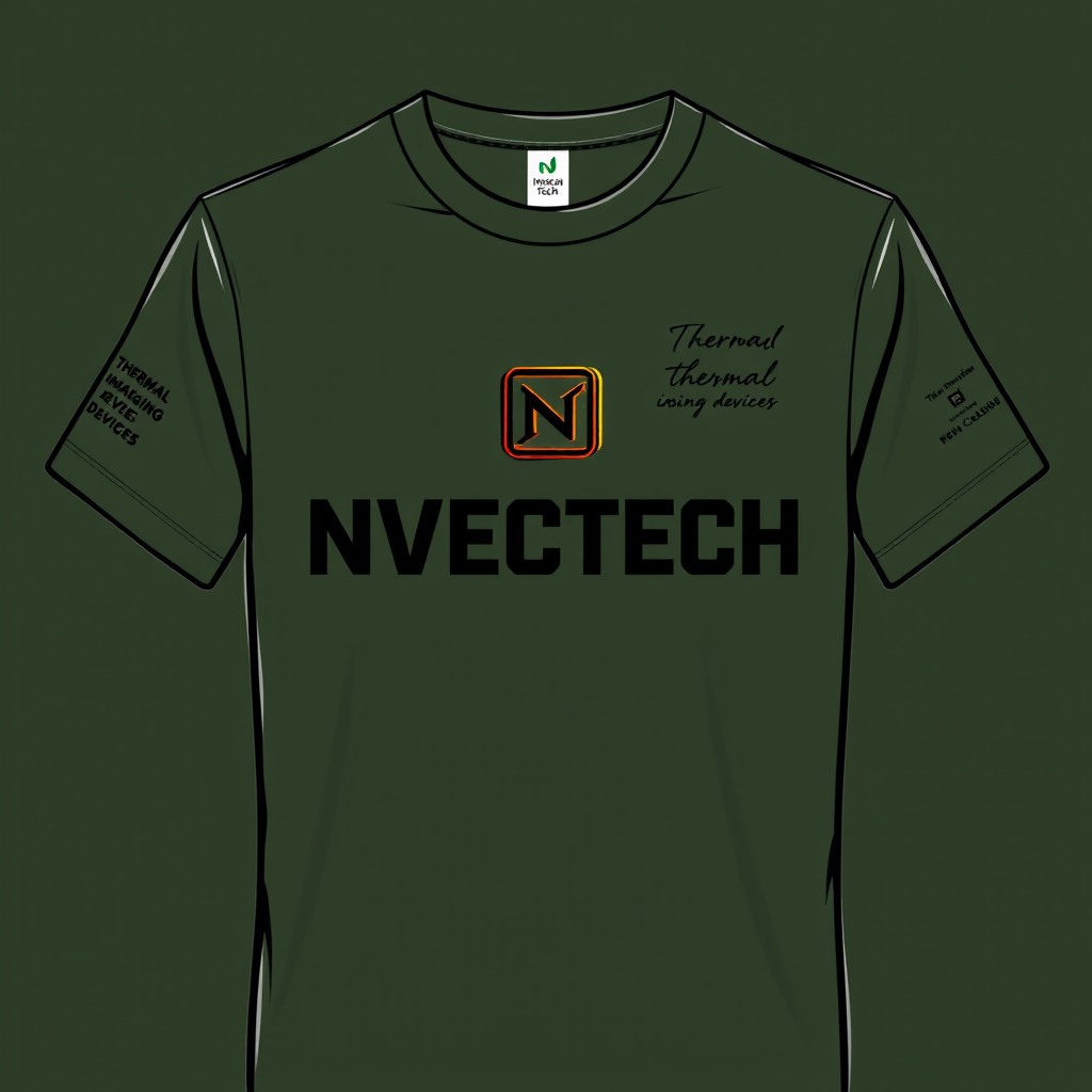 A stylish t-shirt design featuring a dark green khaki base color