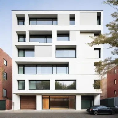The modern facade of the building was deceptively simple, but it concealed a complex and innovative interior design.
