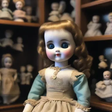 The serene-looking doll in the antique shop turned out to be deceptively possessed, causing terror and chaos in its wake.