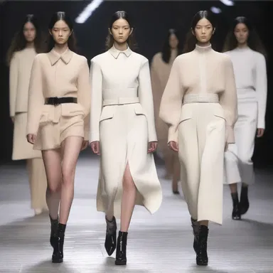 The designer's presentation was filled with circumlocutious jargon, often leaving the audience confused about the actual inspiration behind the collection.