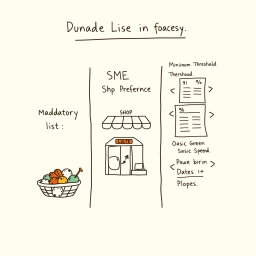 A professional doodle-style infographic illustration designed for a corporate presentation, comprising three panels arranged side by side