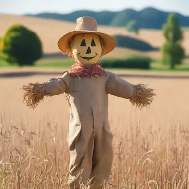 Why did the scarecrow feel comfortably in the field? Because it was outstanding in its field!
