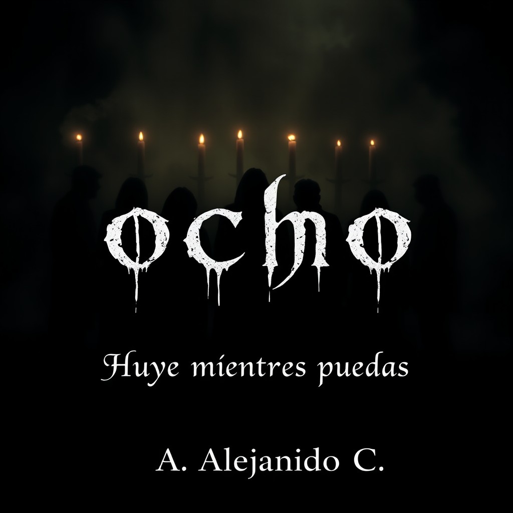 A dark and eerie scene portraying an ominous ritual