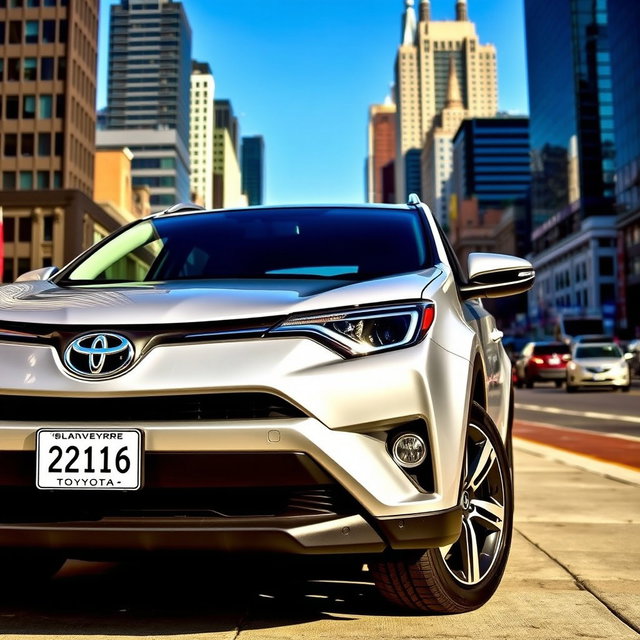Agile and Bold: 2016 Modified Black Toyota RAV4