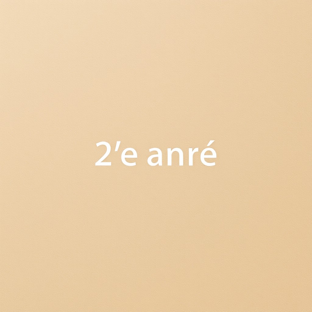 A title page for a Google Slides presentation featuring the text "2e année" in a stylish font