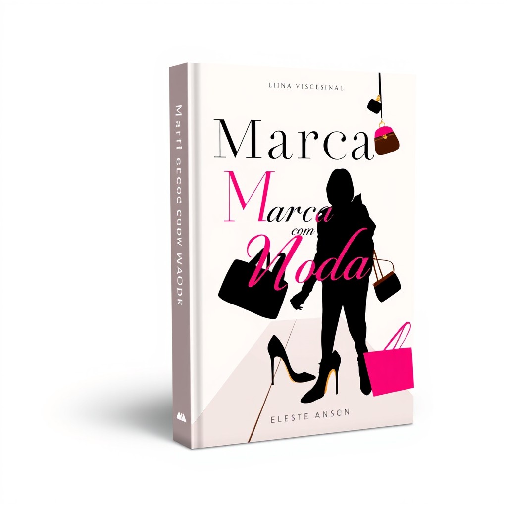 A captivating eBook cover featuring the title 'Marca com Moda'
