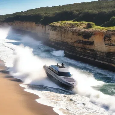 The new action movie filmed on the beautiful seaboard provided stunning visuals for the audience.