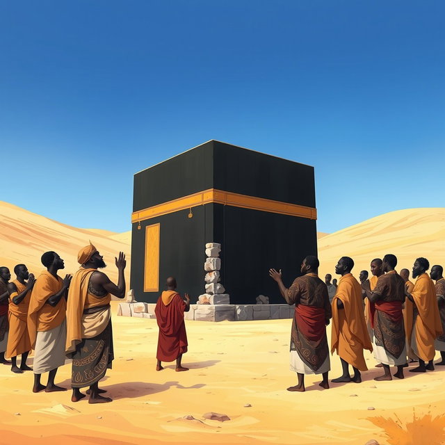 Explore the Ancient Kaaba: A Hyper-Realistic View