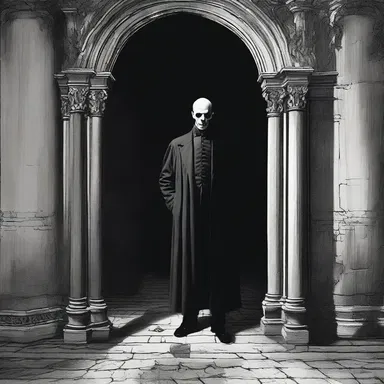 In the gothic novel, the protagonist's descent into madness was symbolized by the gradual deformation of his thoughts and actions.
