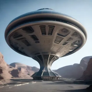 In the science fiction movie, the alien spaceship's exterior would deform whenever it changed its shape or size.
