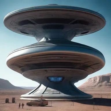 In the science fiction movie, the alien spaceship's exterior would deform whenever it changed its shape or size.
