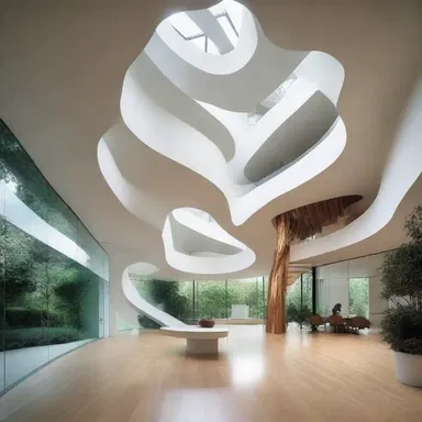 The avant-garde architect incorporated intentional deformations in the structure's shape, creating a visually striking and unconventional building design.